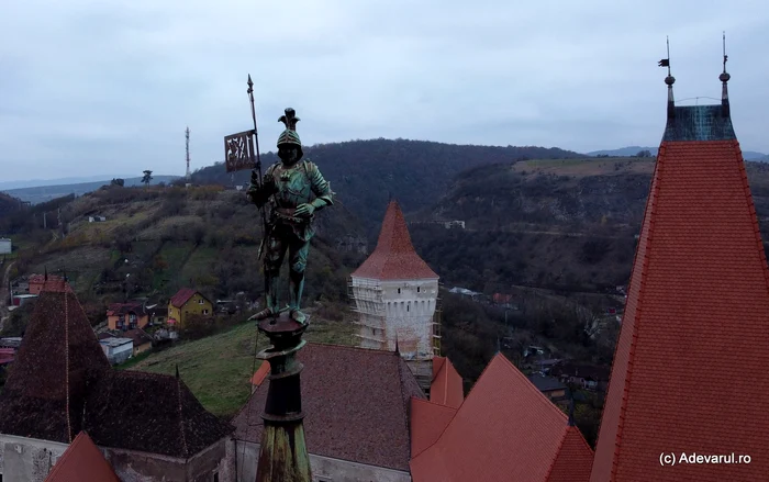 Statuia lui Ioan de Hunedoara. Foto: Daniel Guță