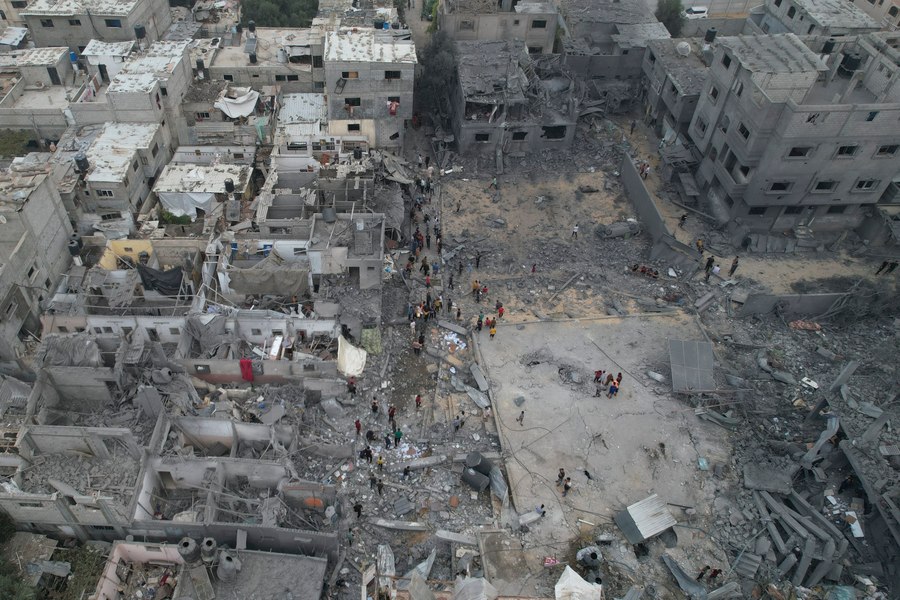 Imaginile din satelit din Gaza au fost restricționate, din motive de securitate. Operațiunea la sol continuă
