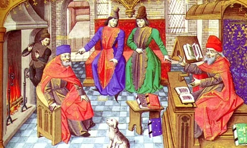 Intelectualii, noile personaje ale culturii medievale jpeg