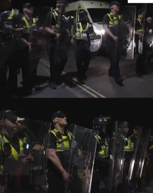 Poliția a folosit bastoane și spray lacrimogen la Portsmouth