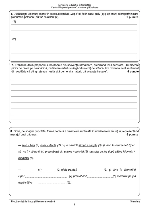 Subiecte Romana Simulare 7 jpg