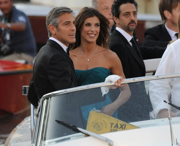 George Clooney şi Elisabetta Canalis