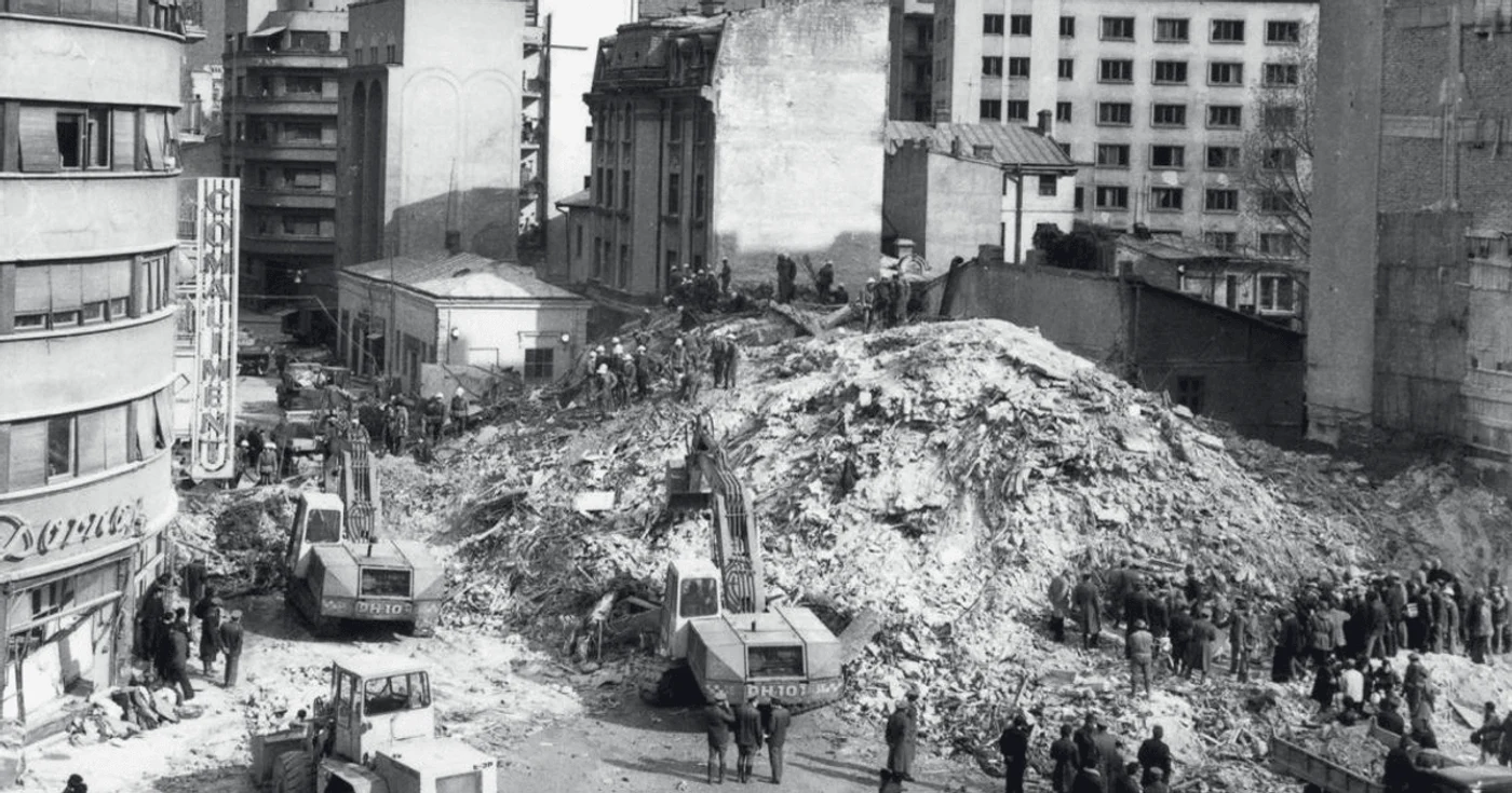 Cutremurul din 1977 a avut loc pe 4 martie / foto: arhivă