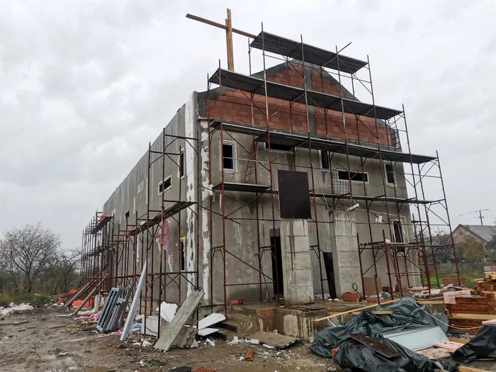 Se construiește muzeul de la Parța FOTO Ștefan Both