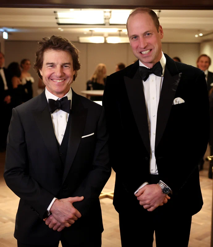 Prințul William și Tom Cruise, Getty Images