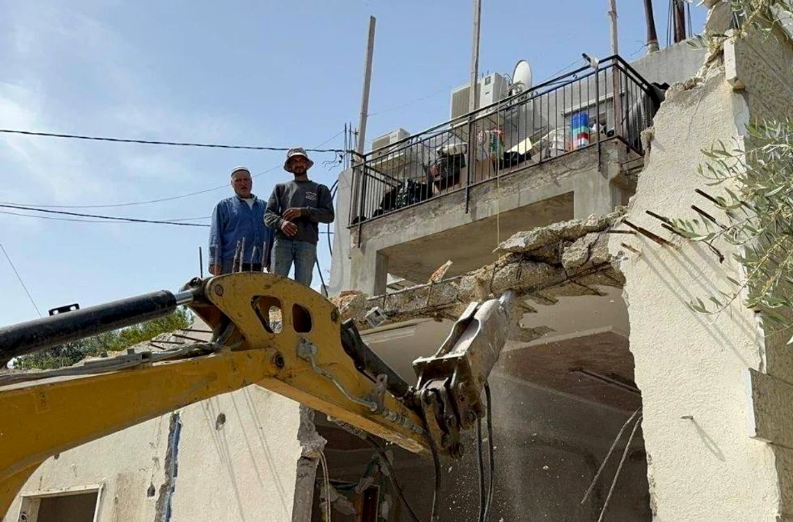 Peste 57 de locuințe din al-Bustan au fost dărâmate FOTO X / Post,Scriptom @Lysiasdz13
