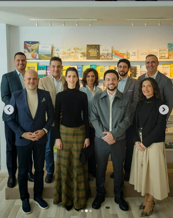 Prințesa Rajwa și Prințul Hussein Instagram