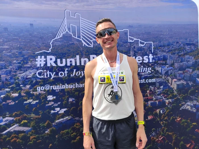 Alexandru Corneschi la Semimaratonul Bucureștiului 2023 FOTO Florina Ilicea/Adevărul