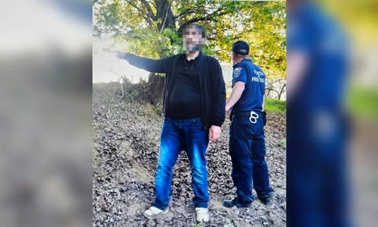 Armeanul a trecut înot Prutul, dar a fost prins de Politia de Frontieră. FOTO Facebook ITPF Iaşi