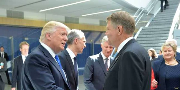 Iohannis si Trump FOTO Facebook 