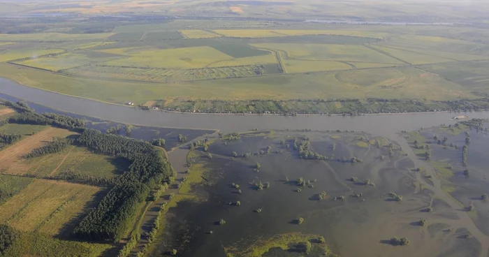 Delta Dunării, văzută din aer FOTO Petru Şolcă