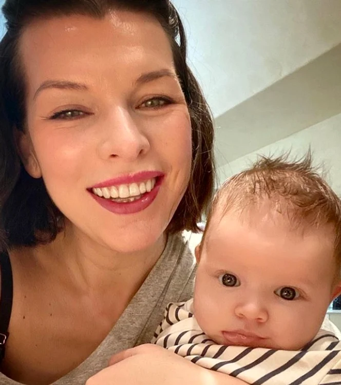 3 milla jovovich si fiica de 2 luni 2 jpg jpeg