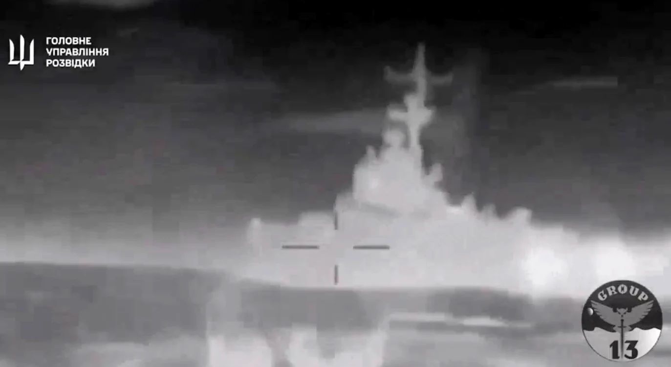 Nava rusească ar fi fost lovită de o dronă marină