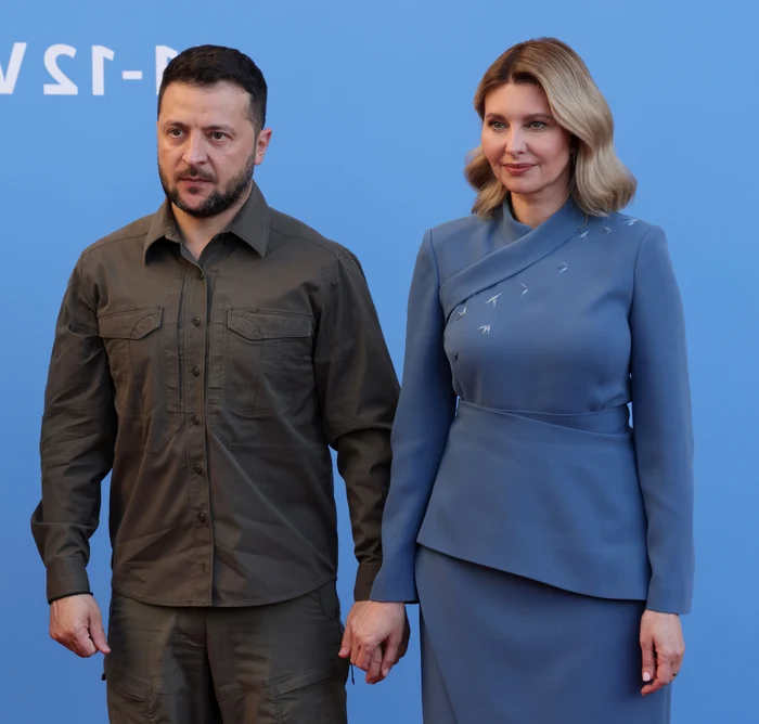 Volodomir Zelenski este căsătorit cu Olena Zelenska (Foto: GettyImages)