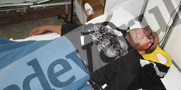 Gligore Ilea, pe patul de spital
