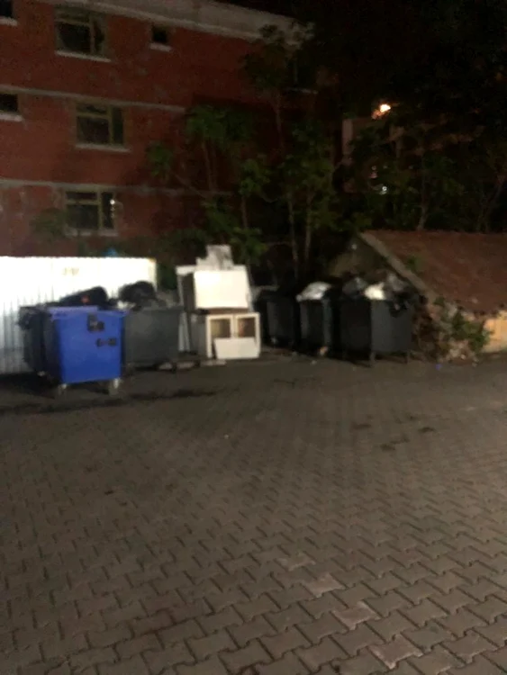 Sorina Pintea a este nemulțumită de modul în care este depozitat gunoiul în curtea Spitalului Județean din Cluj