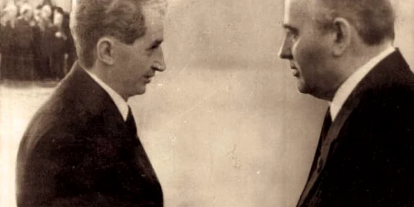 Nicolae Ceauşescu şi Mihail Gorbaciov Foto: Fototeca online a comunismului românesc