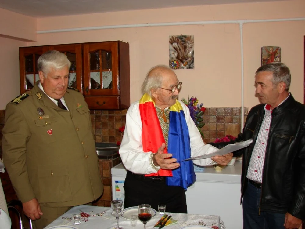 Mitel Panaite la 101 ani FOTO Prefectura Botoşani