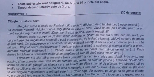 Subiecte BAC