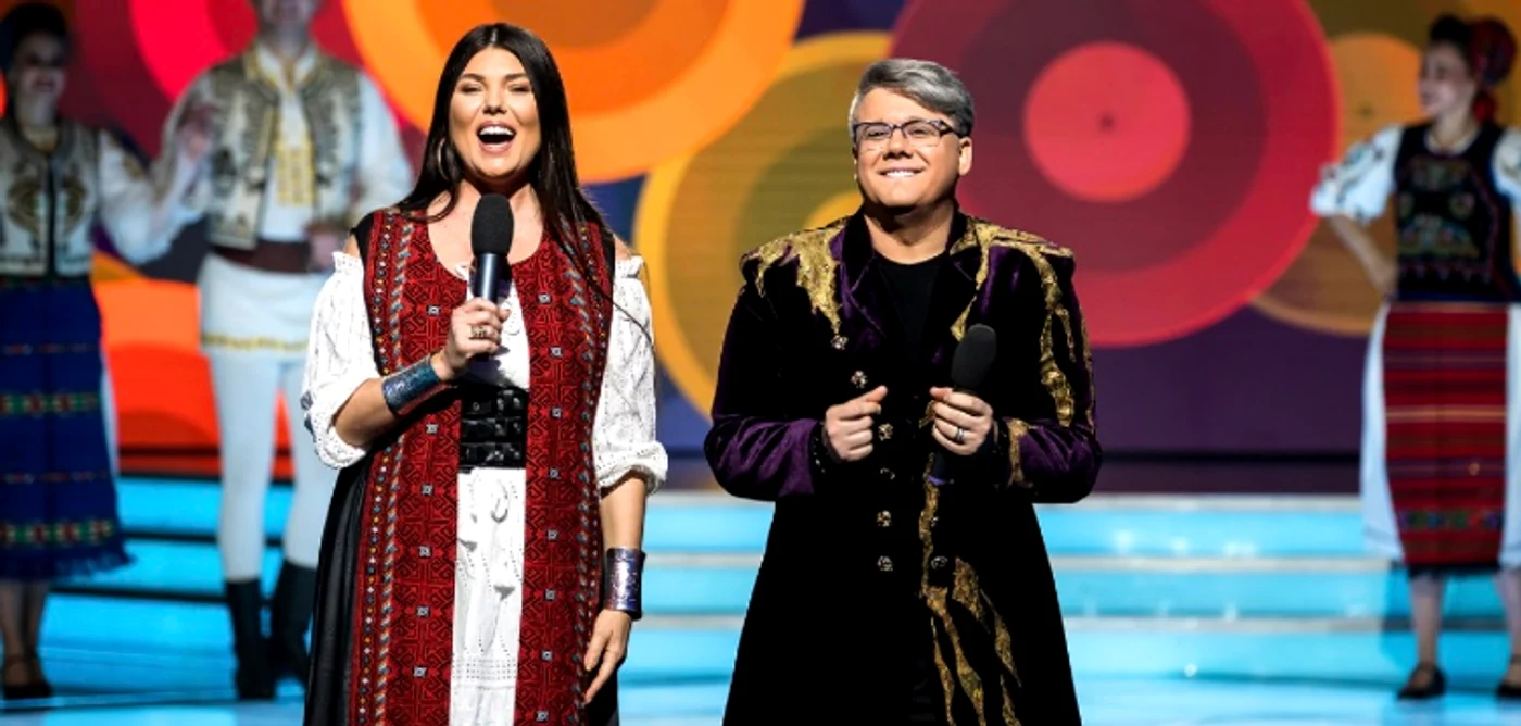 Paula Seling și Fuego, la Revelionul TVR 2026 foto: TVR 