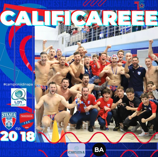 CSA Steaua București s-a calificat în sferturile LEN Euro Cup la polo