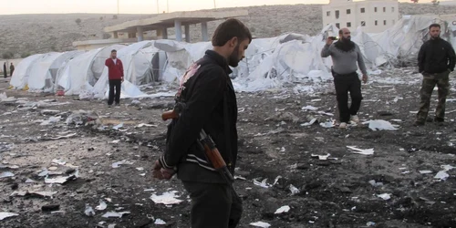 Tabara de refugiati din Siria Reuters