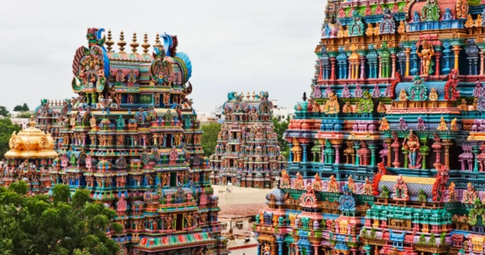 Templul Meenakshi din India FOTO http://discoveringindia.net