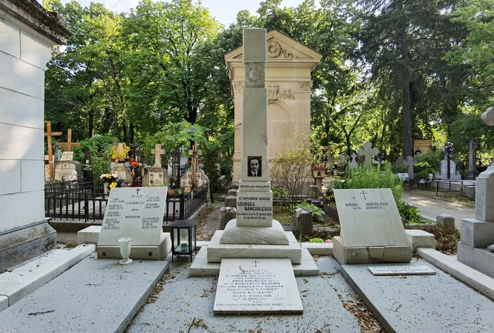 Mormântul lui Gheorghe Bănciulescu FOTO Cimitirul Bellu