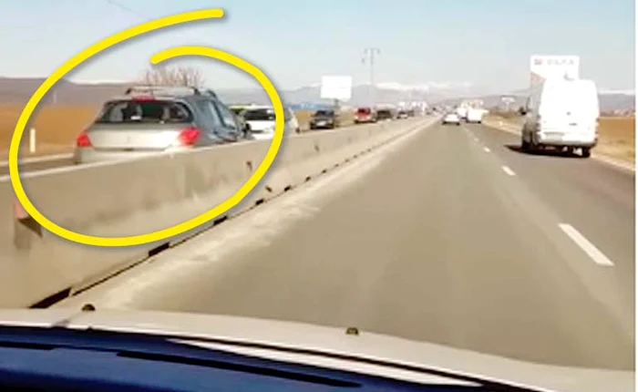 Şoferul s-a ales cu permisul suspendat şi amendă