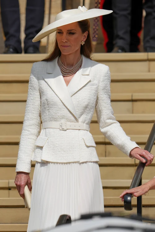 Kate Middleton în alb, GettyImages 2219721510 jpg