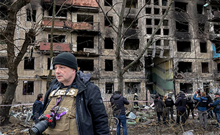 Vadim Ghirdă surprinde în imagini urgia conflictului. Foto: Roman Grytsyna