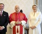 Marea Ducesă Stéphanie a Luxemburgului și Papa Leon la Vatican