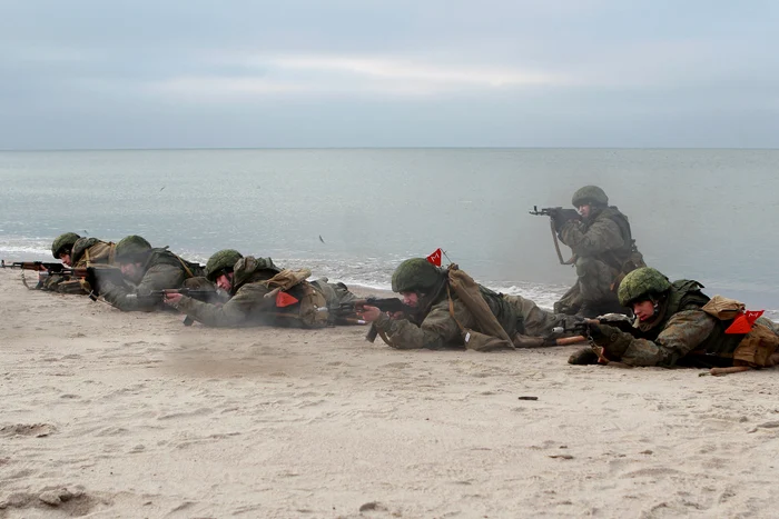 Militari ruși. Foto: Ministerul rus al Apărării
