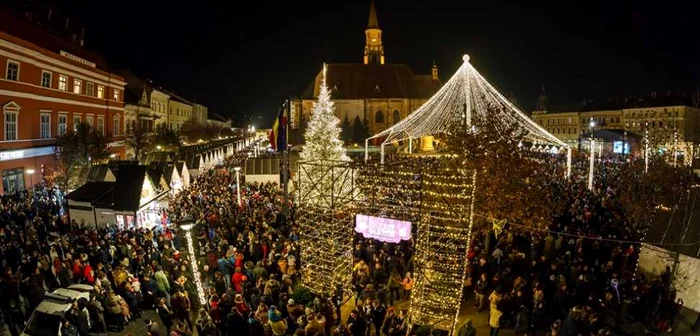 Târg de Crăciun Cluj 2018 FOTO: Facebook Emil Boc