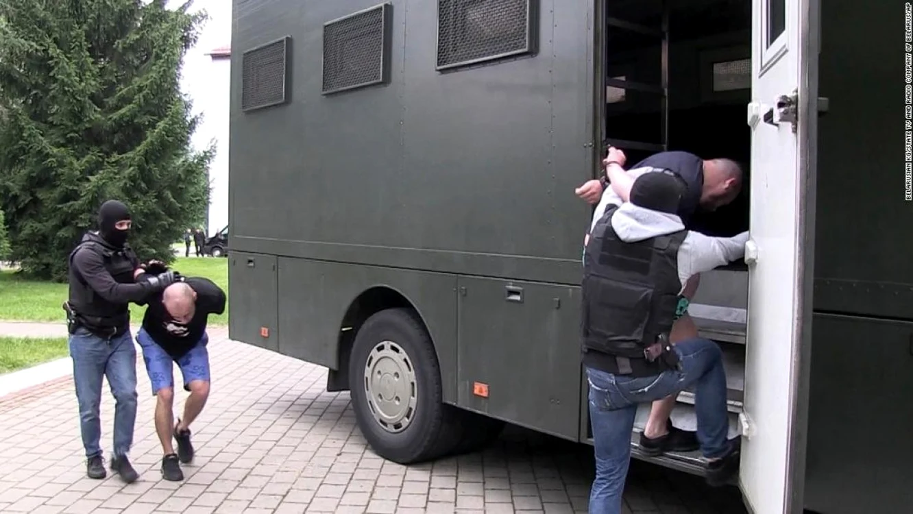 Mercenari ruşi arestaţi în Belarus FOTO CNN
