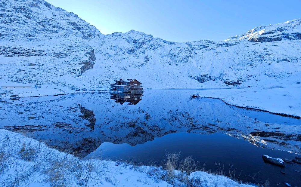 Lacul Bâlea din Făgăraș. Foto: Marius Turc. 