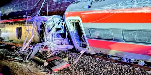 accident feroviar in spania FOTO X @Sandra Romandia jfif
