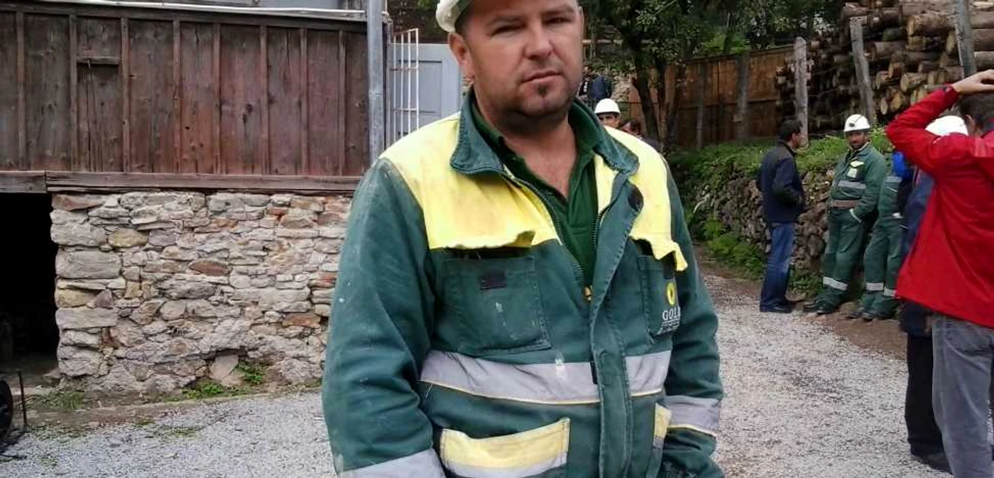 Călin David, minerul de 39 de ani care a stat 5 zile în mina Cătălina Monuleşti