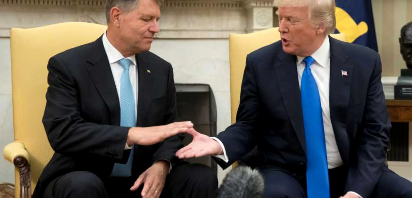 Klaus Iohannis şi Donald Trump, la Casa Albă