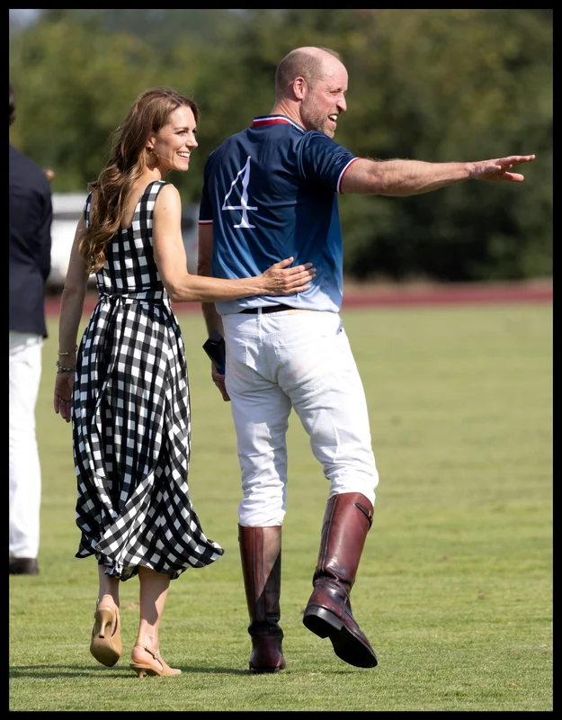 Prințul William și Kate Middleton la meciul de polo de vineri