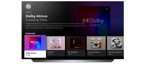 Tidal pe smart tv LG