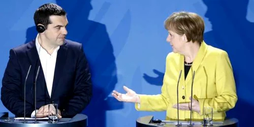Alexis Tsipras Angela Merkel FOTO AP