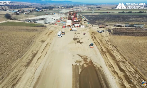 Execuția Autostrăzii A7, pe tronsonul Adjud Nord–Roman Nord Săbăoani, se confruntă cu întârzieri semnificative FOTO FB jpg