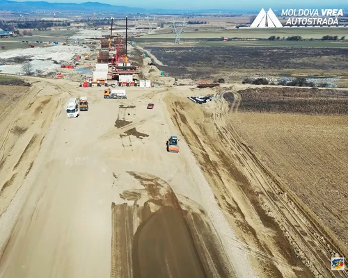 Execuția Autostrăzii A7, pe tronsonul Adjud Nord–Roman Nord Săbăoani, se confruntă cu întârzieri semnificative FOTO FB jpg