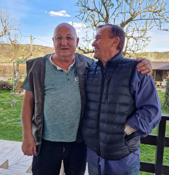 Constantin Cotimanis și soția sa au fost gazde pentru actorul Robert Knepper FOTO Facebook