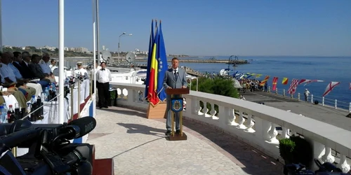 Klaus Iohannis la Ziua Marinei 2016 de la Constanţa Foto Mariana Iancu