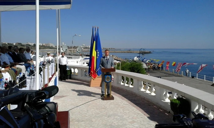 Klaus Iohannis, la Ziua Marinei 2016, la Constanţa Foto Mariana Iancu