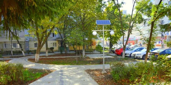 Modernizare alei şi spaţii verzi în municipiul Bacău. FOTO Facebook