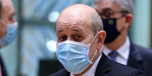 Ministrul francez de Externe Jean-Yves Le Drian FOTO EPA-EFE