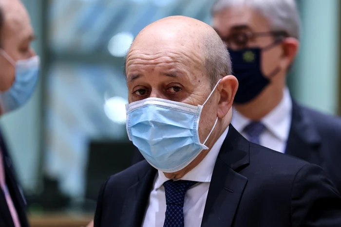 Ministrul francez de Externe Jean-Yves Le Drian FOTO EPA-EFE